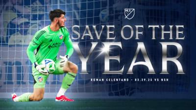 Roman Celentano fiton 2025 MLS Save of Year |FC Cincinnati