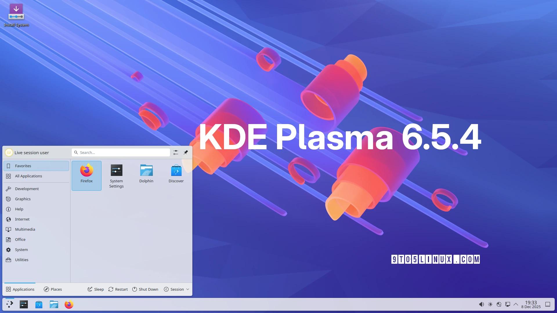 KDE Plasma 6.5.4 desktop environment released with several bug fixes -
