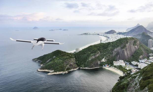 Flight simulation of an eVTOL model by German company Lilium, which Azul wants to bring to Brazil from 2025 for short routes, such as Rio-Búzios or São Paulo-Guarujá Image: Reproduction/Disclosure