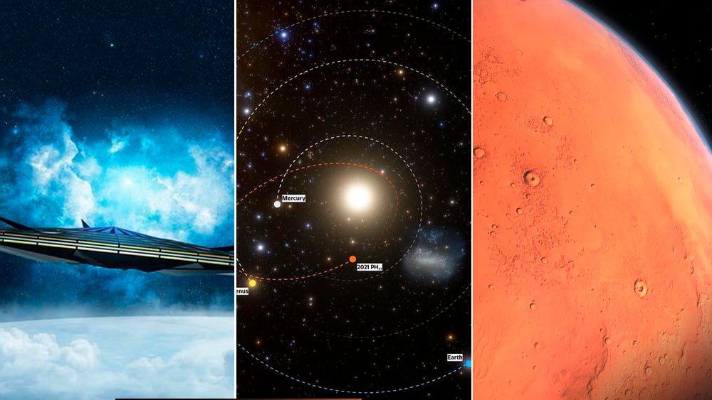 The sky (no) is the limit |  A one kilometer long ship, an asteroid setting a record and more
