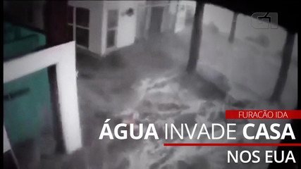 Water seeped into an American home during Hurricane Ida