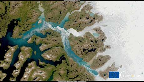 Satellite image of Greenland 7/29/2021 Disclosure