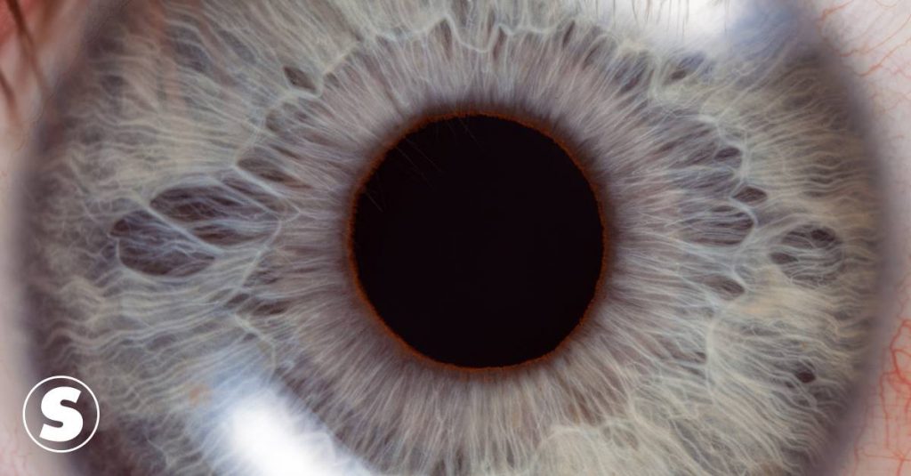 The study shows that the 23-year-old is able to shrink and widen his pupils