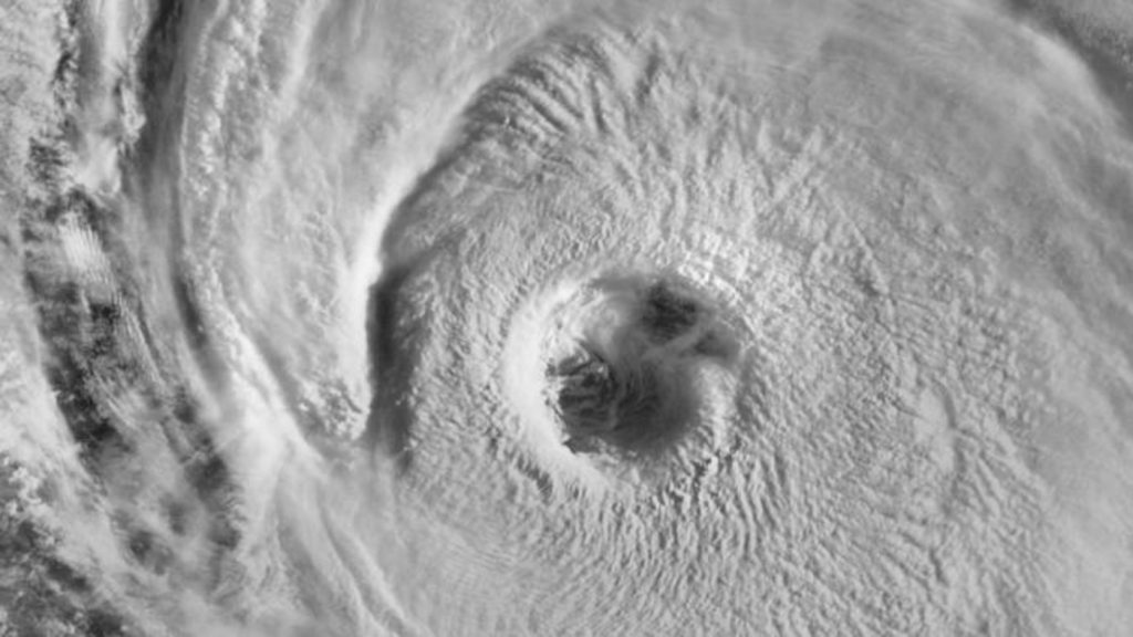 Another major hurricane is causing waves up to 15 meters high in the Atlantic Ocean