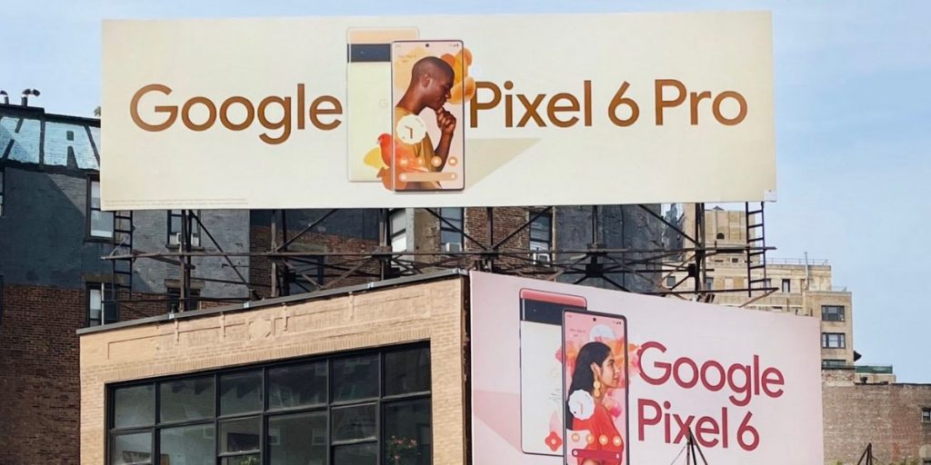 Pixel 6 and 6 Pro: Posters indicate more details after the cell phone was photographed in the actual Google Store