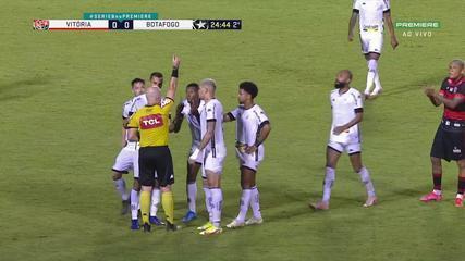 In the 24th of the second half - Kano received a second yellow card and was sent off
