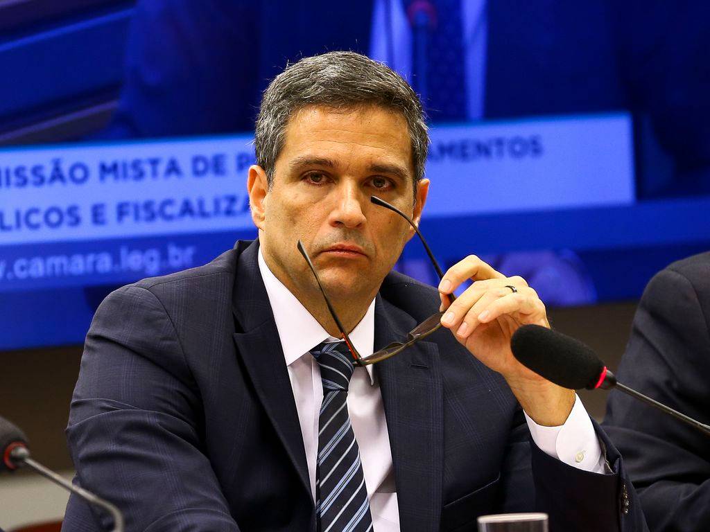 Central Bank President, Roberto Campos Neto, during a joint public hearing of the Economic Affairs Committees and the Mixed Budget Committee.