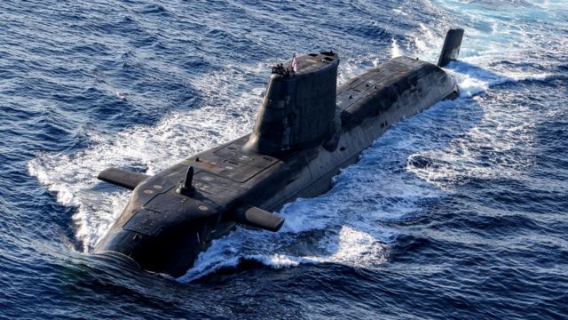 British nuclear submarine