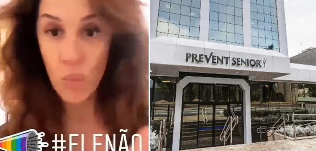 Preventing the cancellation of the contract with Claudia Raya after the actress published the video "He Now" against Bolsonaro (video)