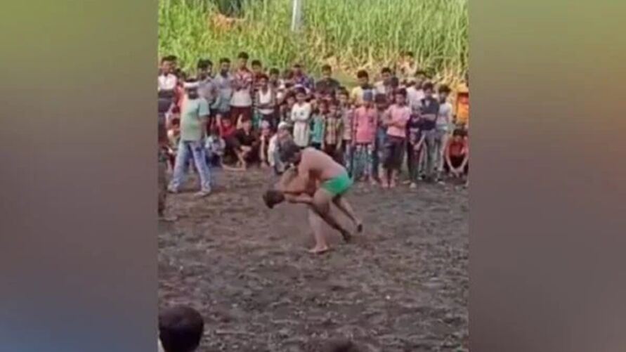 Video: A young man kills his opponent in wrestling |  world news |  Online diary