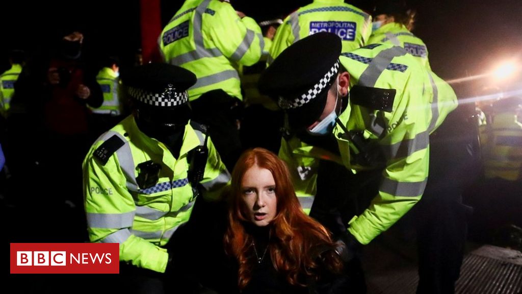 Woman arrested for protesting says 50 police officers harassed her on dating app
