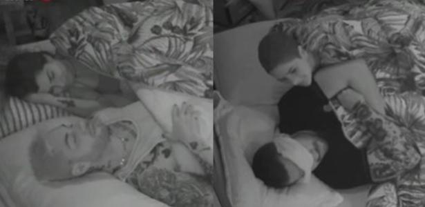 The version shows Larry sleeping with Bill;  GUI with Marina
