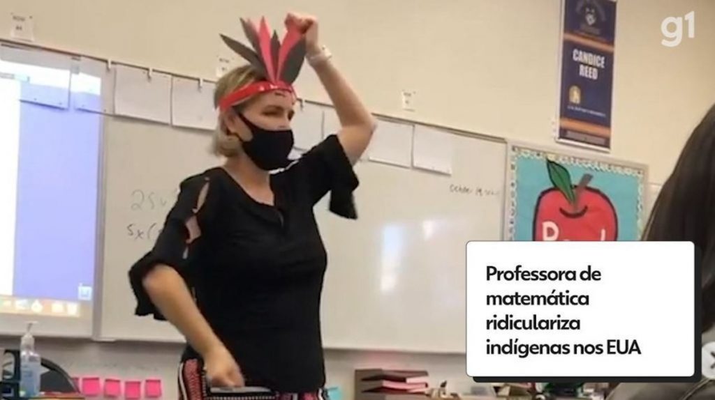 A teacher is rejected in the United States for imitating and mocking indigenous peoples;  Watch the video |  Globalism