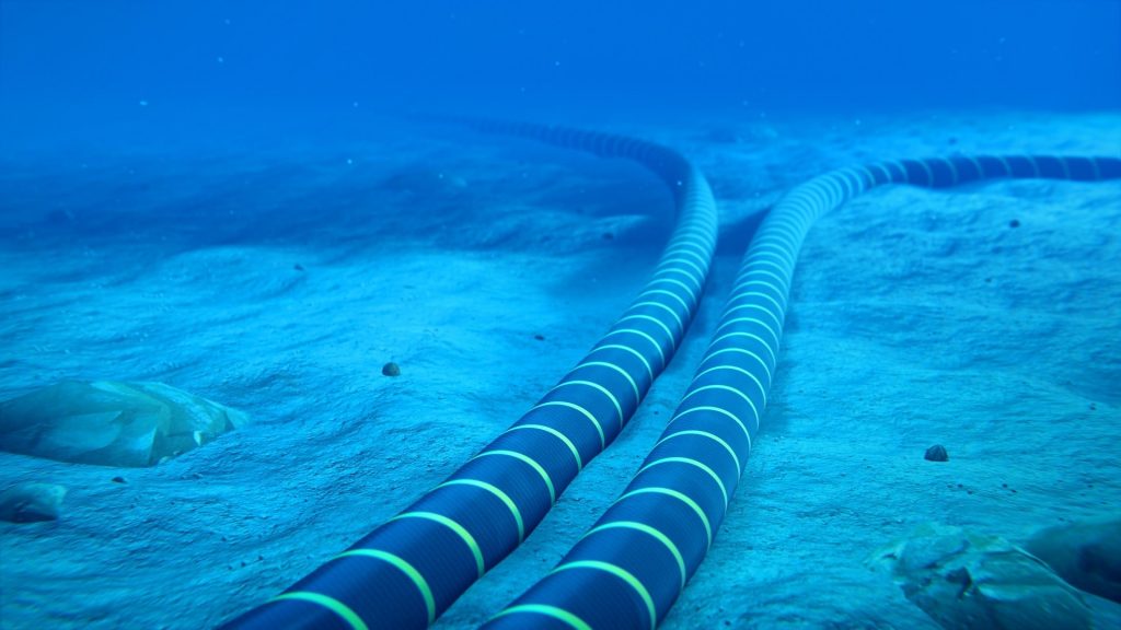 Facebook's submarine cables connect Europe and the United States