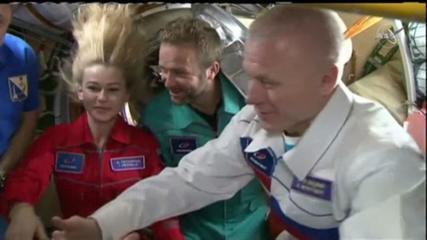 Russian film crew returns to Earth after 12 days in space