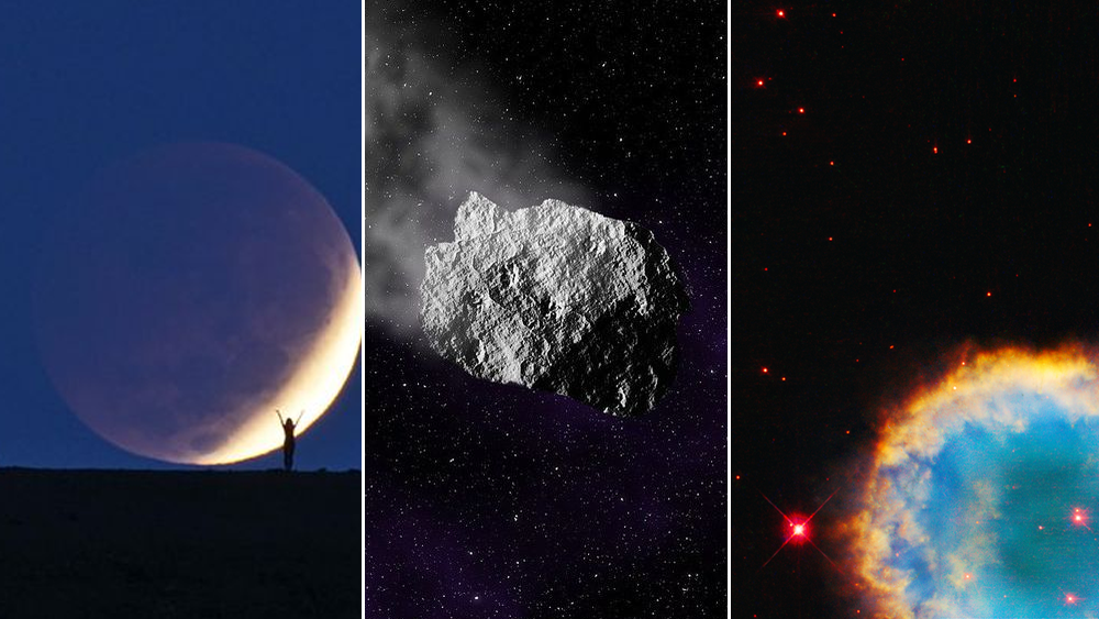 The sky is not the limit |  A lunar eclipse is coming, there is an asteroid around it and more!