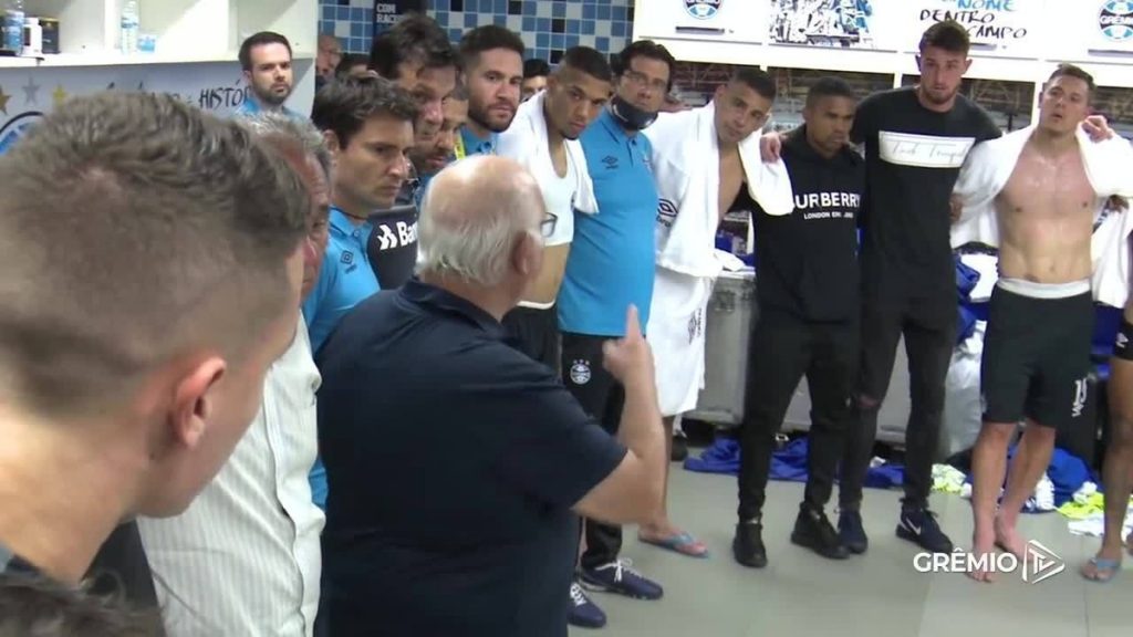 Grêmio President gives a pep talk in the locker room against the fall: 'The Six Battles of the Afflicted' |  Syndicate
