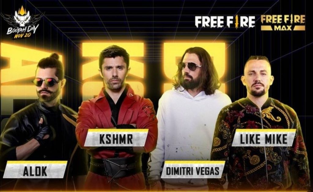 Free Fire: The world's best DJs arrive on Booyah Day