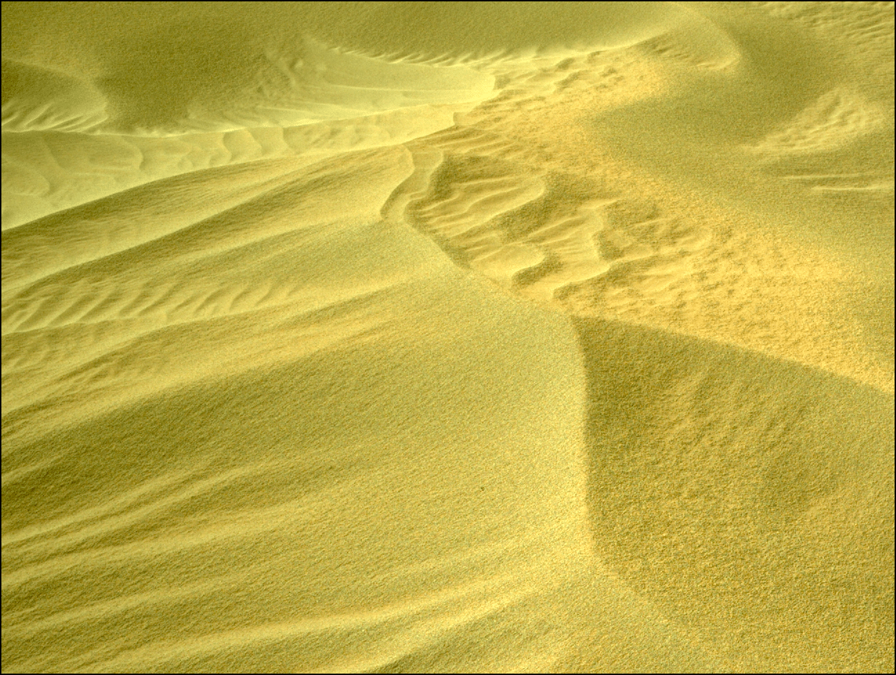 Mars dunes captured by the Perseverance rover on September 25 with its navigation camera - NASA/JPL-Caltech