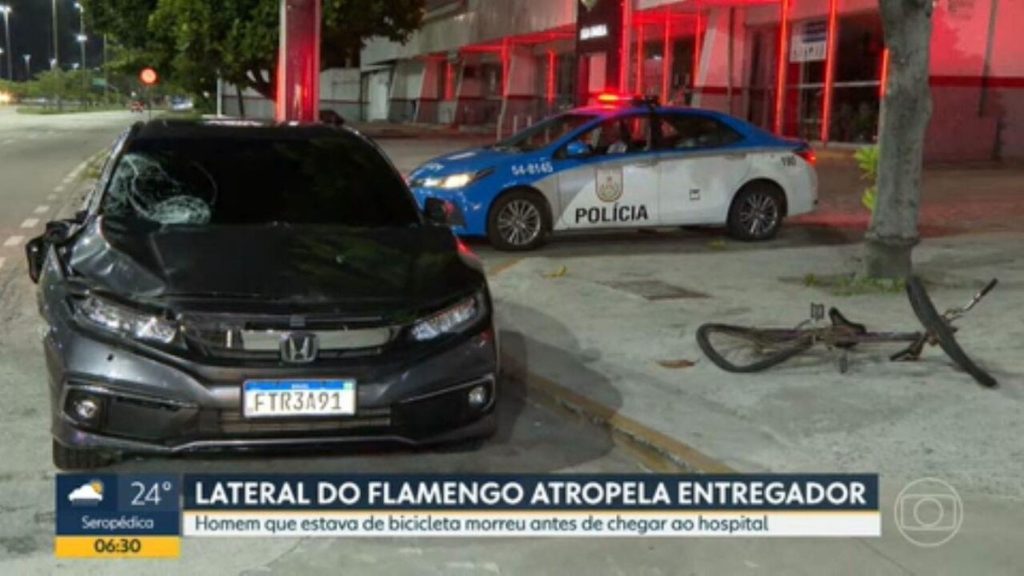 A cyclist was killed by player Ramon who was working as a delivery boy when he ran over;  Athlete says he will support his family |  Rio de Janeiro