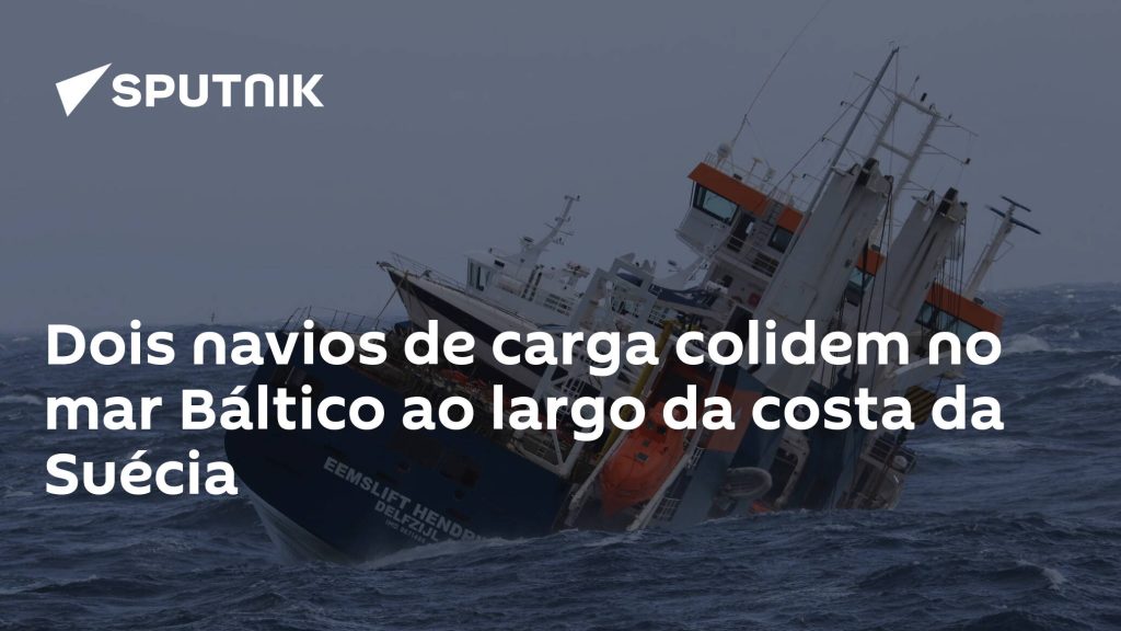 Two cargo ships collide in the Baltic Sea off the coast of Sweden