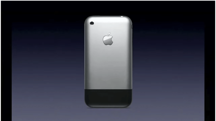 The first iPhone appeared, which was equipped with a 2-megapixel camera - on - on