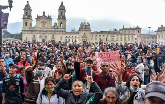 Protests in Colombia in 2021