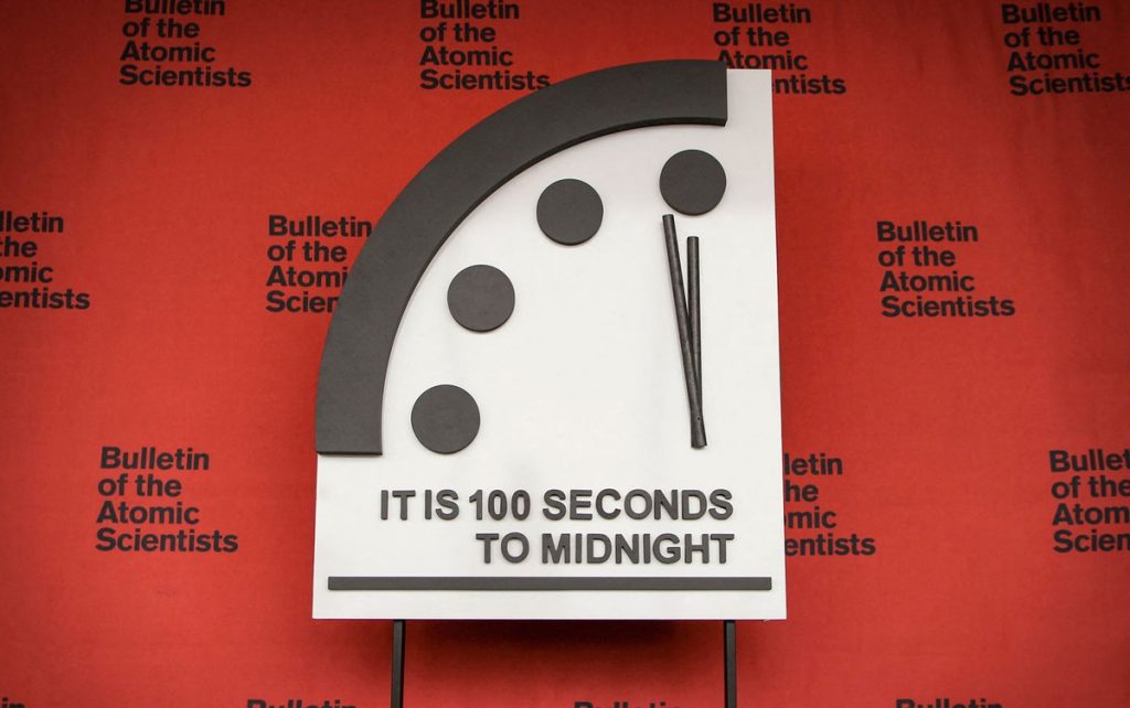 "Apocalypse Clock" has 100 seconds left until midnight |  Globalism
