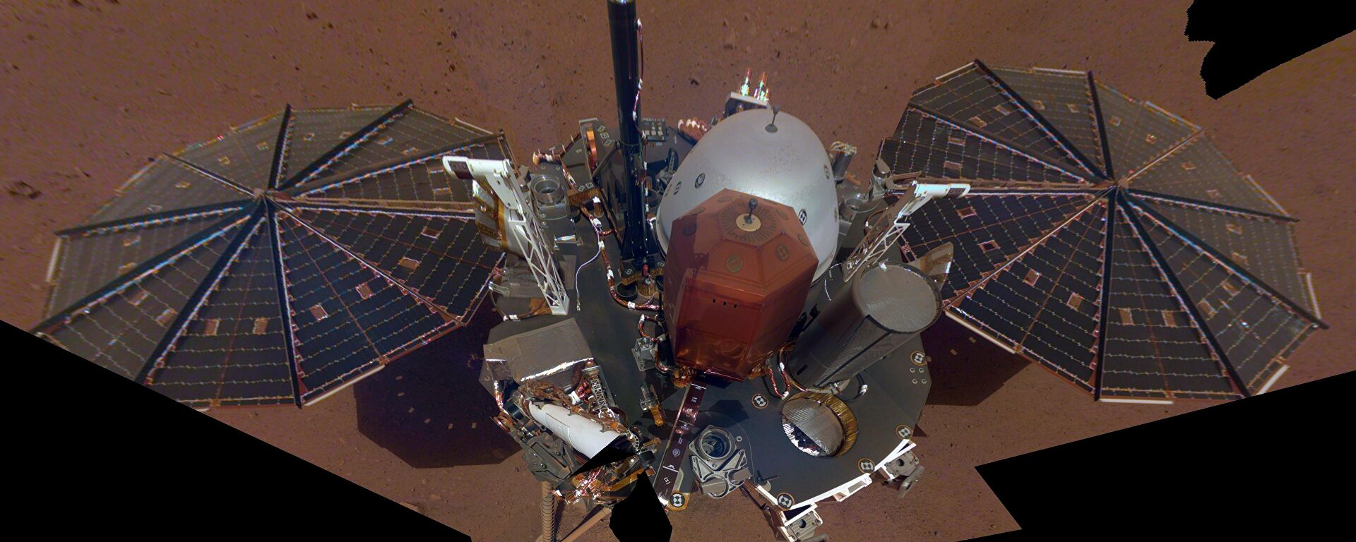 The Mars probe InSight takes a selfie with a camera attached to the robotic arm - Sputnik Brasil, 1920, 09.23.2021