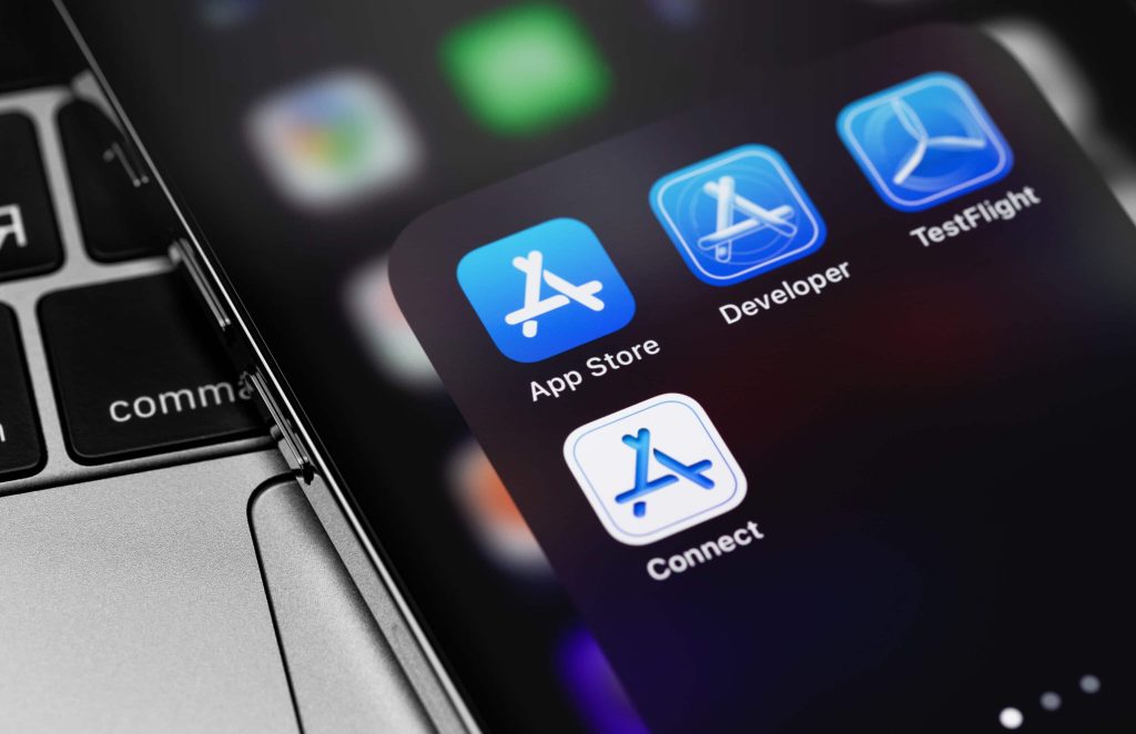 App Store, Developer, TestFlight e Connect