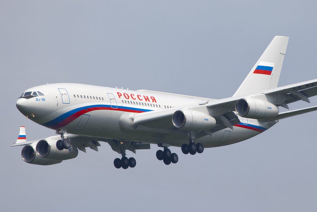 The Russian president's plane mysteriously took off from Moscow for the United States