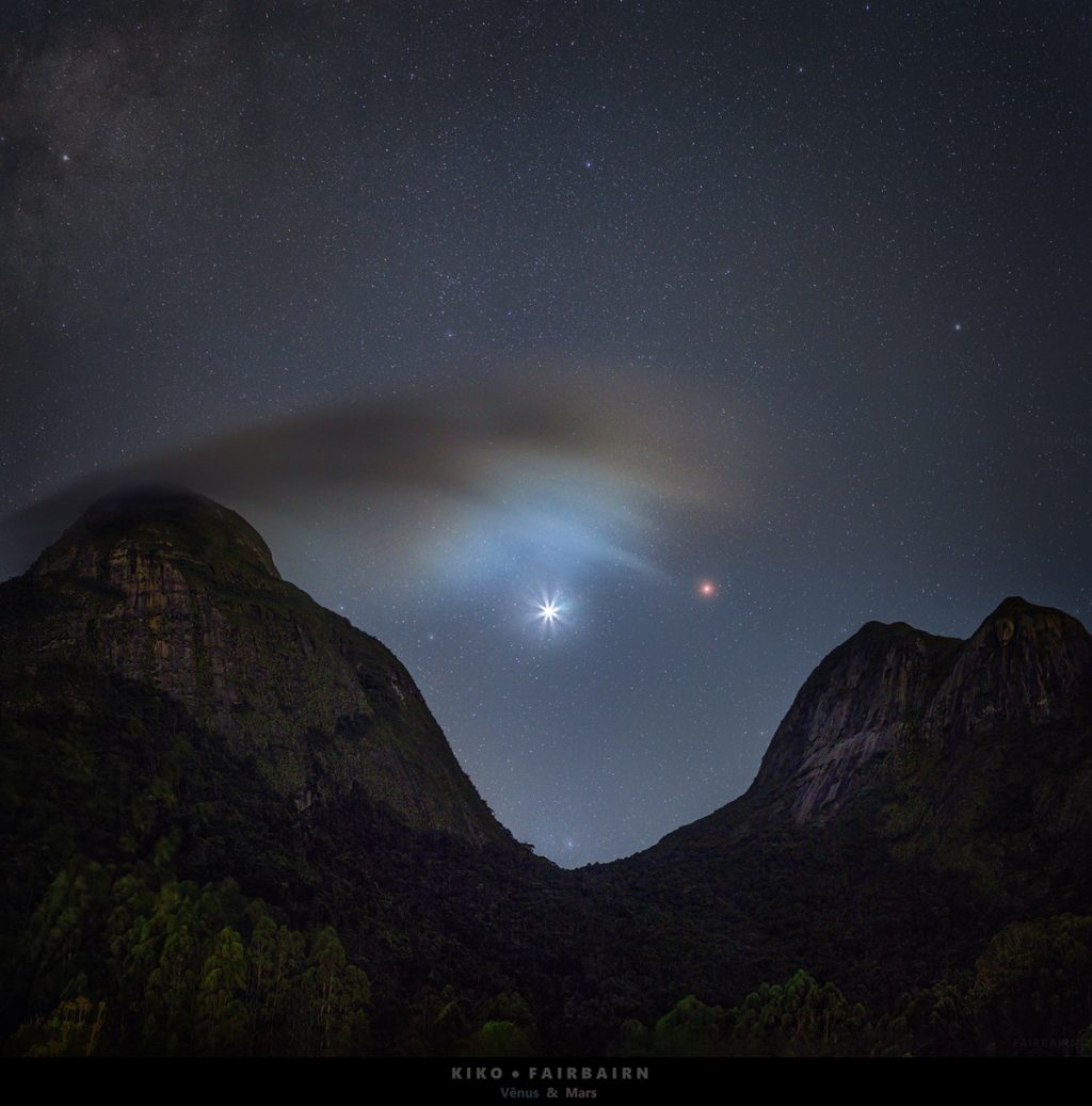 Brazilian photographer "Emplaca" image of NASA Day with the recording of the conjunction of Venus and Mars |  to know