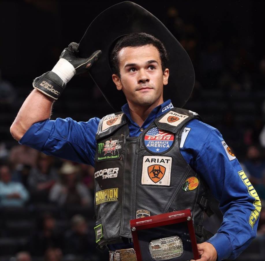 Kaique Pacheco, third in the Greensboro stage at the final of the PBR World Championship, (Photo: Disclosure / PBR)