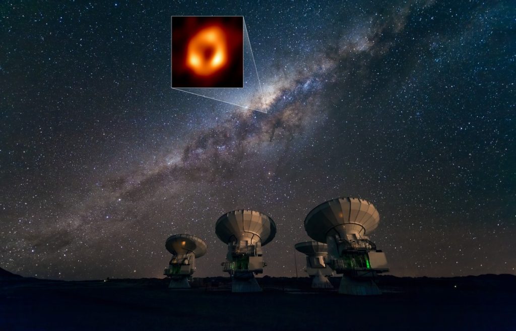 It takes an Earth-sized telescope to observe the outlines of a black hole;  Learn how to register |  the topic