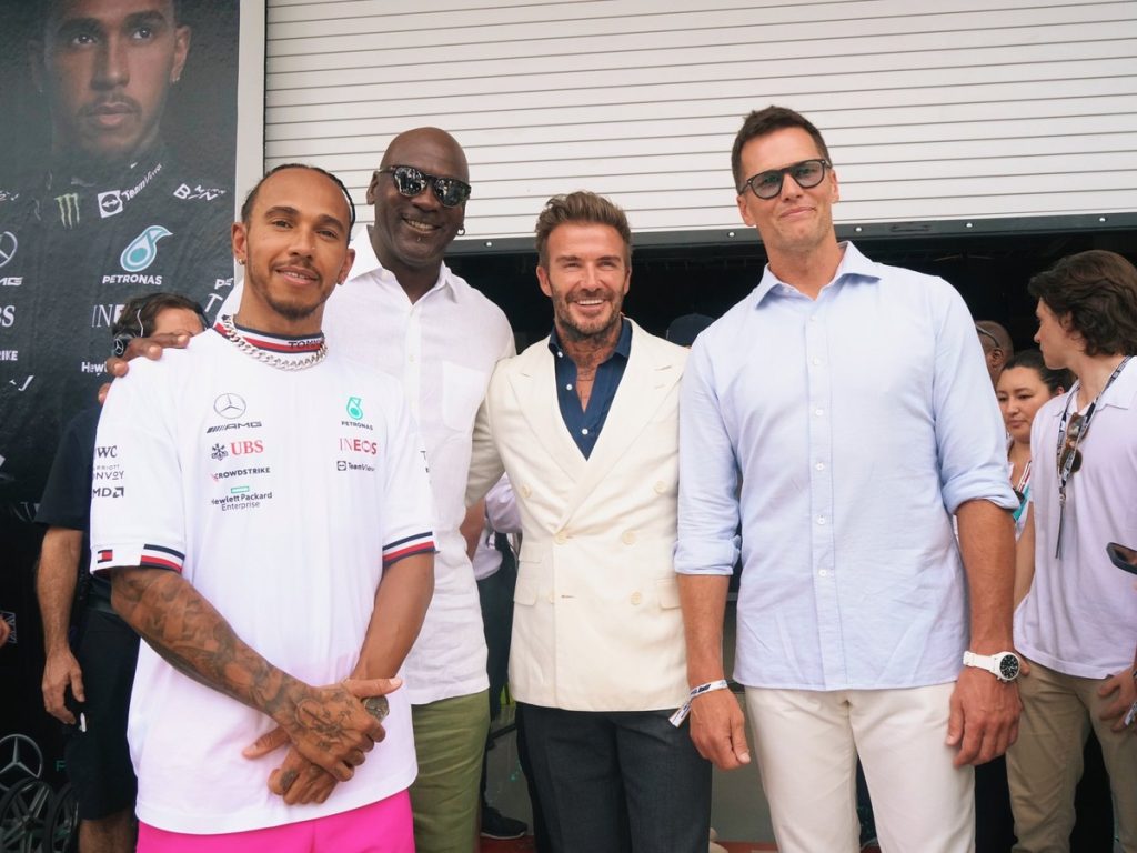 Michael Jordan, Serena Williams, Tom Brady .. Sports stars attend Miami GB |  Formula 1