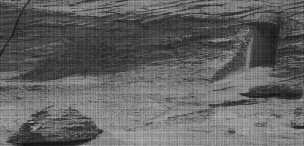 www.brasil247.com - Registro enviado pela sonda Curiosity levantou questões sobre aspecto de formação rochosa no planeta vermelho