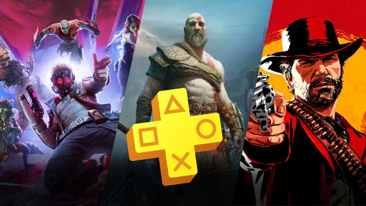 New PS Plus - God of War Red Dead 2 and Marvels Guardians of the Galaxy