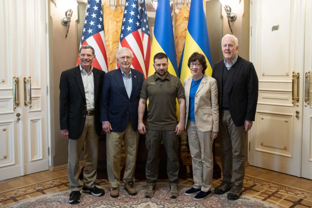 Volodymyr Zhelensky meets US lawmakers in Kiev |  Ukraine and Russia