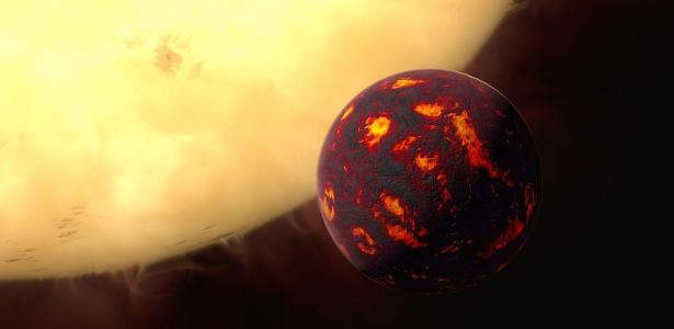 It looks like the earth, but it rains lava;  Learn more about the planet