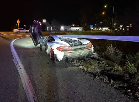 McLaren accident in the United States