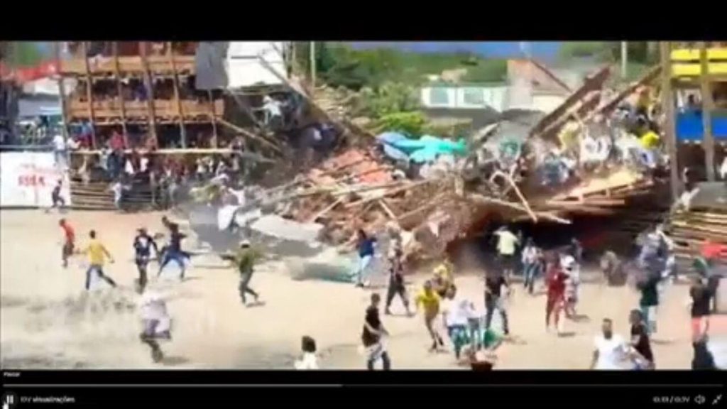 A bleacher collapses and leaves 5 dead in Colombia |  Globalism