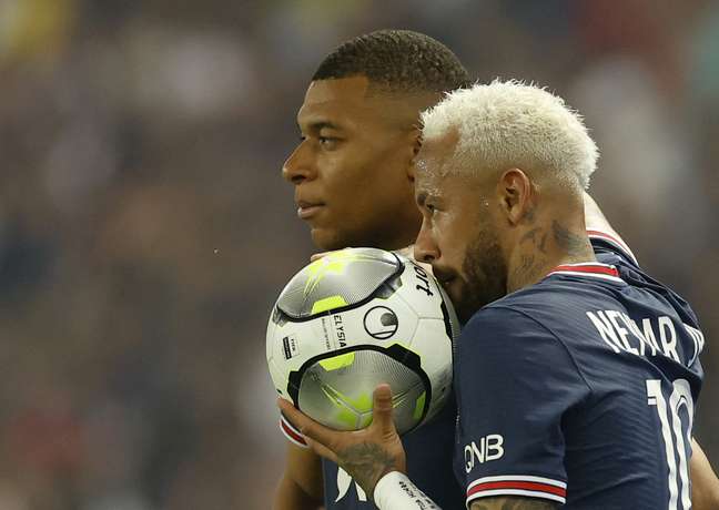 Neymar and Mbappe, Paris Saint-Germain players