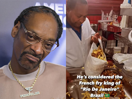 look at me!  Snoop Dogg praises Rio de Janeiro's Marshal Fries