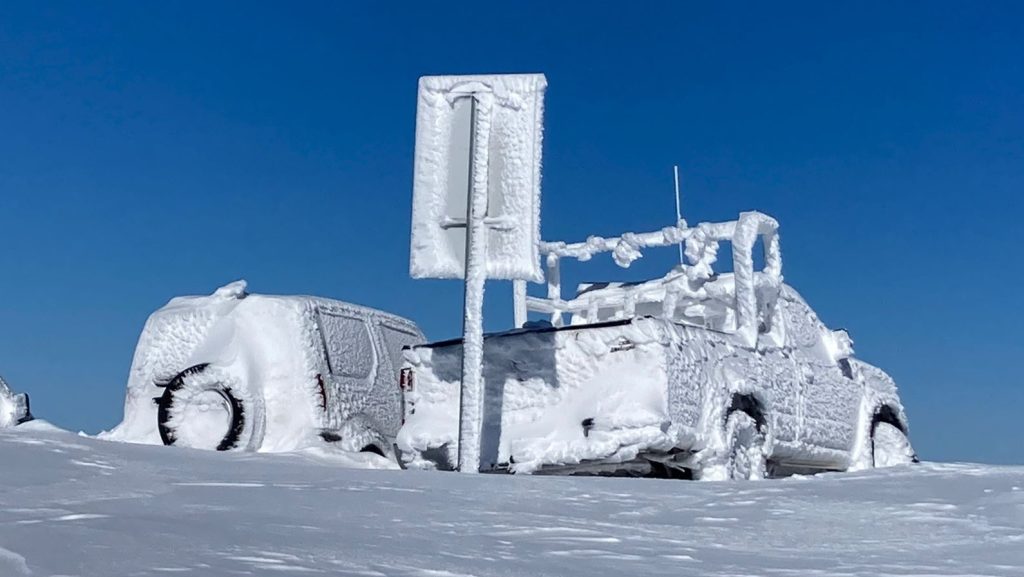 Incredible photos of a frozen observatory in the Atacama