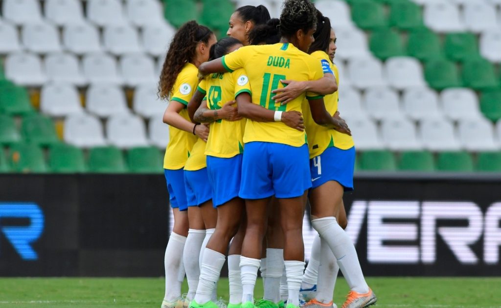 Brazil won and secured a place in the semi-finals of the Copa America Women's Championship