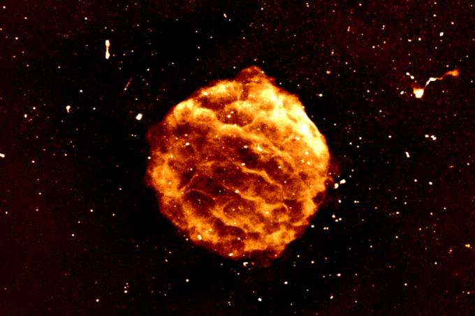 A new Australian supercomputer reveals a stunning image of a supernova