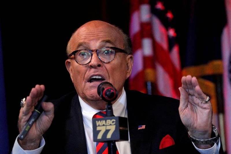 Giuliani is under criminal investigation over the 2020 US elections