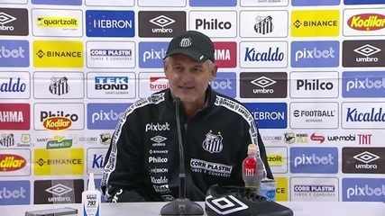 Watch Lisca's press conference after Santos' win over Curitiba