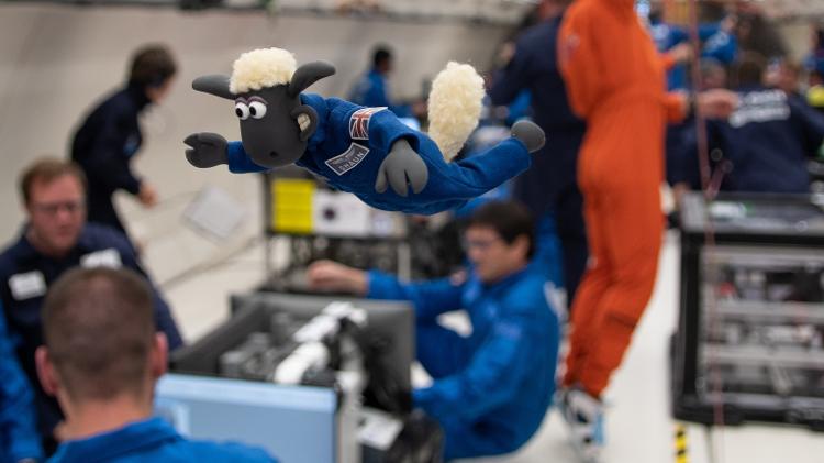 Shaun the Ram on a test flight in 2019 to see how it works in microgravity - ESA / Aardman - ESA / Aardman