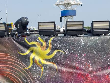 Mundo Stage undergoes visual changes for Coldplay concert